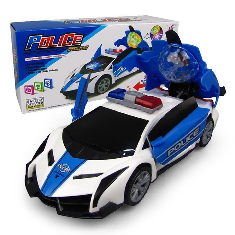 Auto a Pilas Super Police en Caja