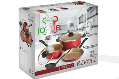 Bateria de Cocina Rivoli Rojo en Caja