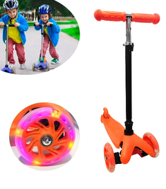 Monopatín Mini Scooter con Luz - comprar online