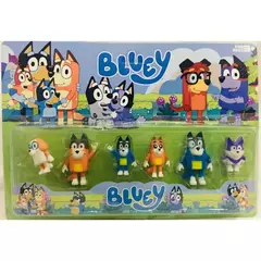 Perros BLUEY x 6 en blister