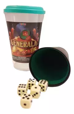 Juego Generala dados hueso
