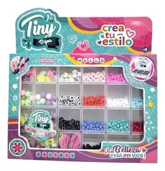 Set P/Armar Pulseras TINY Caja Plastica