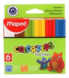 Plastilina MAPED Color Peps x 6