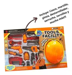 Set Herramientas C/Casco TOOL FACILITY en Caja