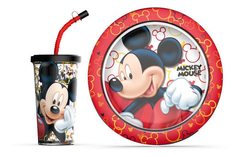 Vaso Sport + Plato playo Mickey Mouse