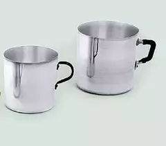Jarro de aluminio 10 cm bakelita ALMANDOZ