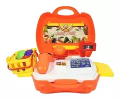 Valija con set de frutas 21 piezas