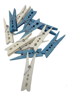 Broches Plasticos para la Ropa x12 Unid.