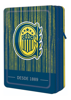 Cartuchera 2 Pisos Metal Rosario Central