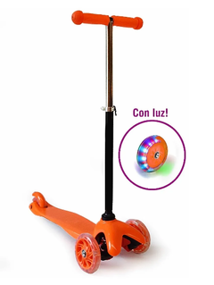 Monopatín Mini Scooter con Luz