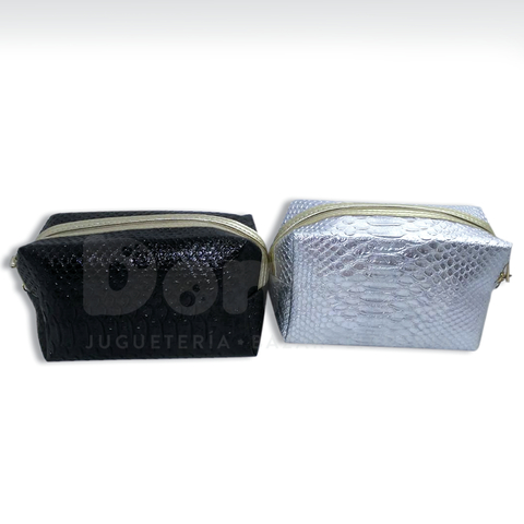 Portacosmetico Cuerina Plastica