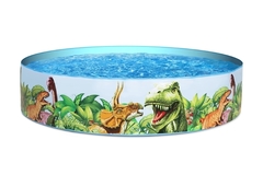 Pileta Rigida Dinosaurios 183 cm x 38 cm en Caja en internet