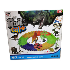 Pista Puzzle Rail Car 67 Piezas