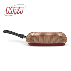 Sarten Cuadrada Antiadherente MTA N° 24 Color Marrón