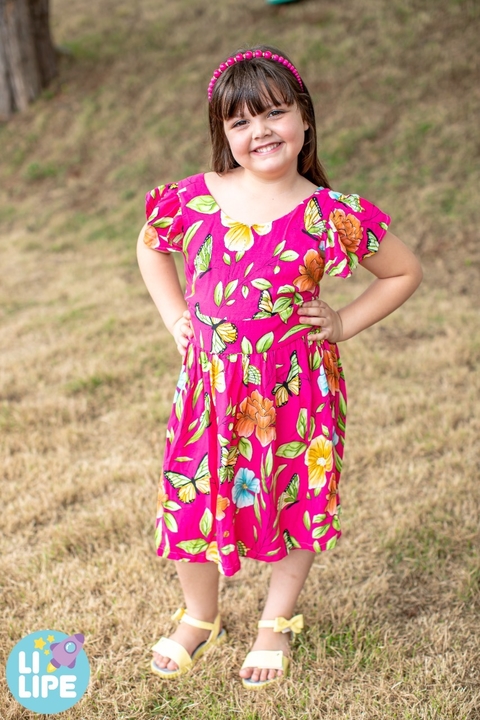 Vestido Infantil Menina Floral