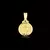 KIT - Corrente Grumet 1.5mm - Pingente Medalha Espírito Santo Detalhado 1,6x1,2cm - Banhado a ouro 18K - Garantia de 01 ano na internet