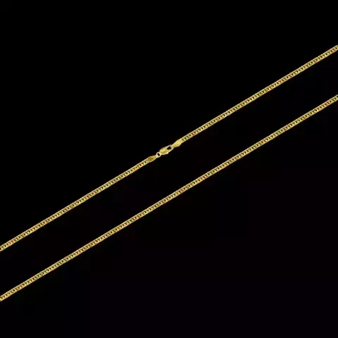 Corrente Grumet Elo Duplo - Fecho lagosta - 2mm - Banhado a ouro 18K - Garantia de 01 ano - comprar online