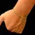 Pulseira Grumet Elo Duplo - Fecho gaveta - 2mm - Banhado a ouro 18K - Garantia de 01 ano - comprar online