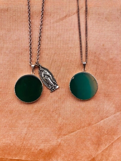 Ágatha circular verde (M)