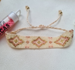 Pulsera ROMBOS TELAR - comprar online