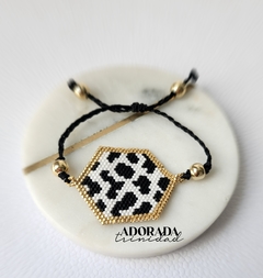 Pulsera ANIMAL PRINT CUADRADA