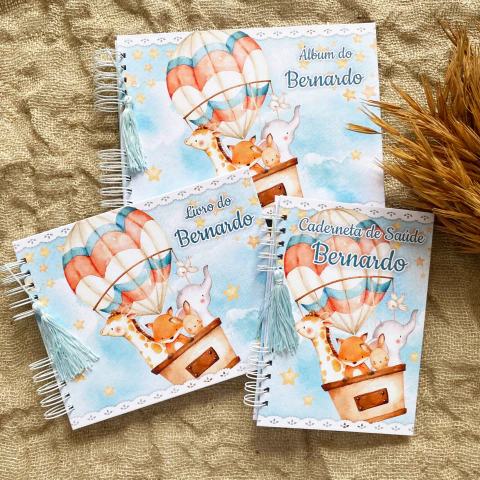Kit Livro, Álbum e Caderneta Bichinhos Baloeiros 1