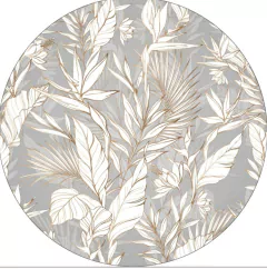 Individual impermeable oval batik circular estrelitizia