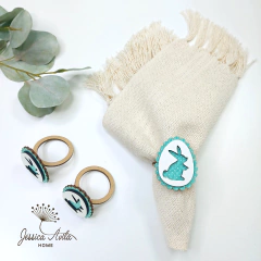 Porta guardanapo mdf • brasão • coelho • tiffanny - comprar online