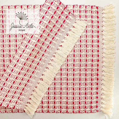 Lugar americano rustic • vermelho