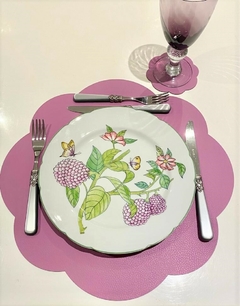 Jogo Americano Faux Leather - Flor - Table2you