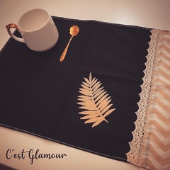 Individuales BLACK X 2 - C´EST GLAMOUR