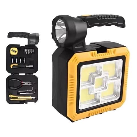 Luz Auxiliar Recargable con Herramientas