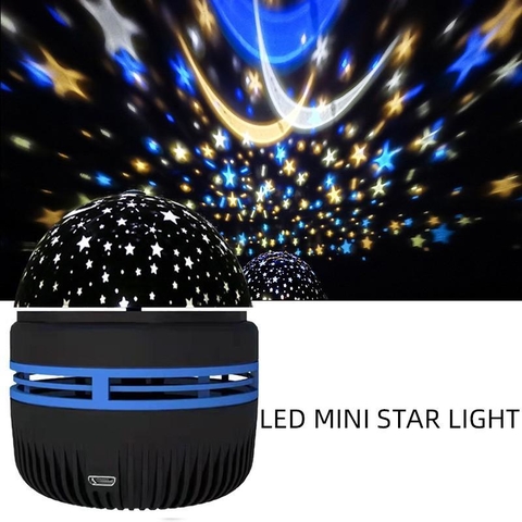 Mini Velador Estrellas USB