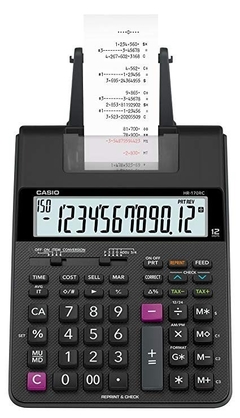 Calculadora Casio con rollo