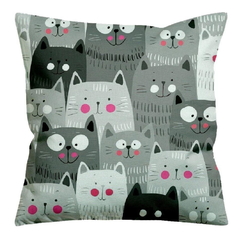 Capa Almofada Decorativa Avulsa - Gatinho