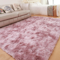 Tapete Pelo Alto Alasca- Rosê Mesclado - 2m x 1.4