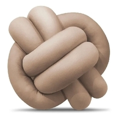 Almofada de nó escandivo - Bege