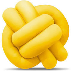 Almofada de nó escandivo Amarelo
