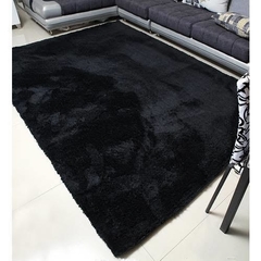 Tapete Pelo Alto Alasca- Preto - 2m x 2.4m