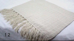 Xale de Sofá Tear 100% Algodão 1.80m x 1,20m - Crú
