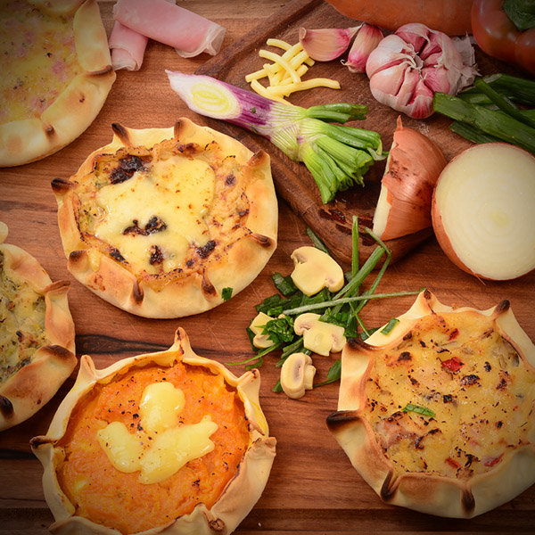 Tartas , pizzas y empanadas