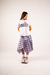 Pollera Burton Obra 023 Tartán Lila en internet