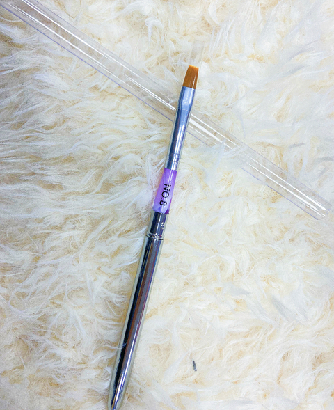 Pincel metal para gel 8