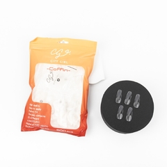 Tips prelimado p/soft gel Forma coffin 600pcs city gril JPT-D508