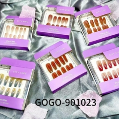 City girl PRESS ON/uñas postizas coffin surtidos GOGO-901023