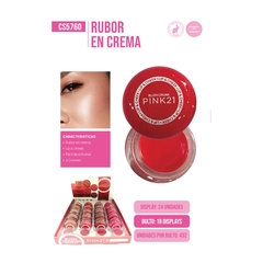 Pink21 rubor en crema blush cremoso CS5760