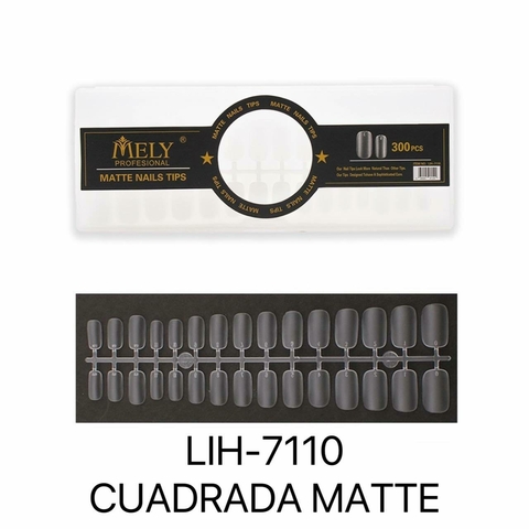 Mely tips cuadrada matte 300pcs LIH-7110