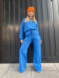 Jogger frisa wide leg - comprar online