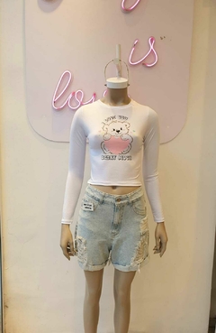 25/2063 Remera M.Soft Love You c/Codera Corazón