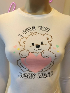25/2063 Remera M.Soft Love You c/Codera Corazón - comprar online